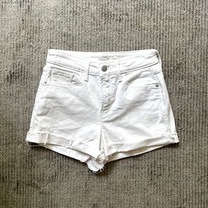 Old Navy white jean shorts